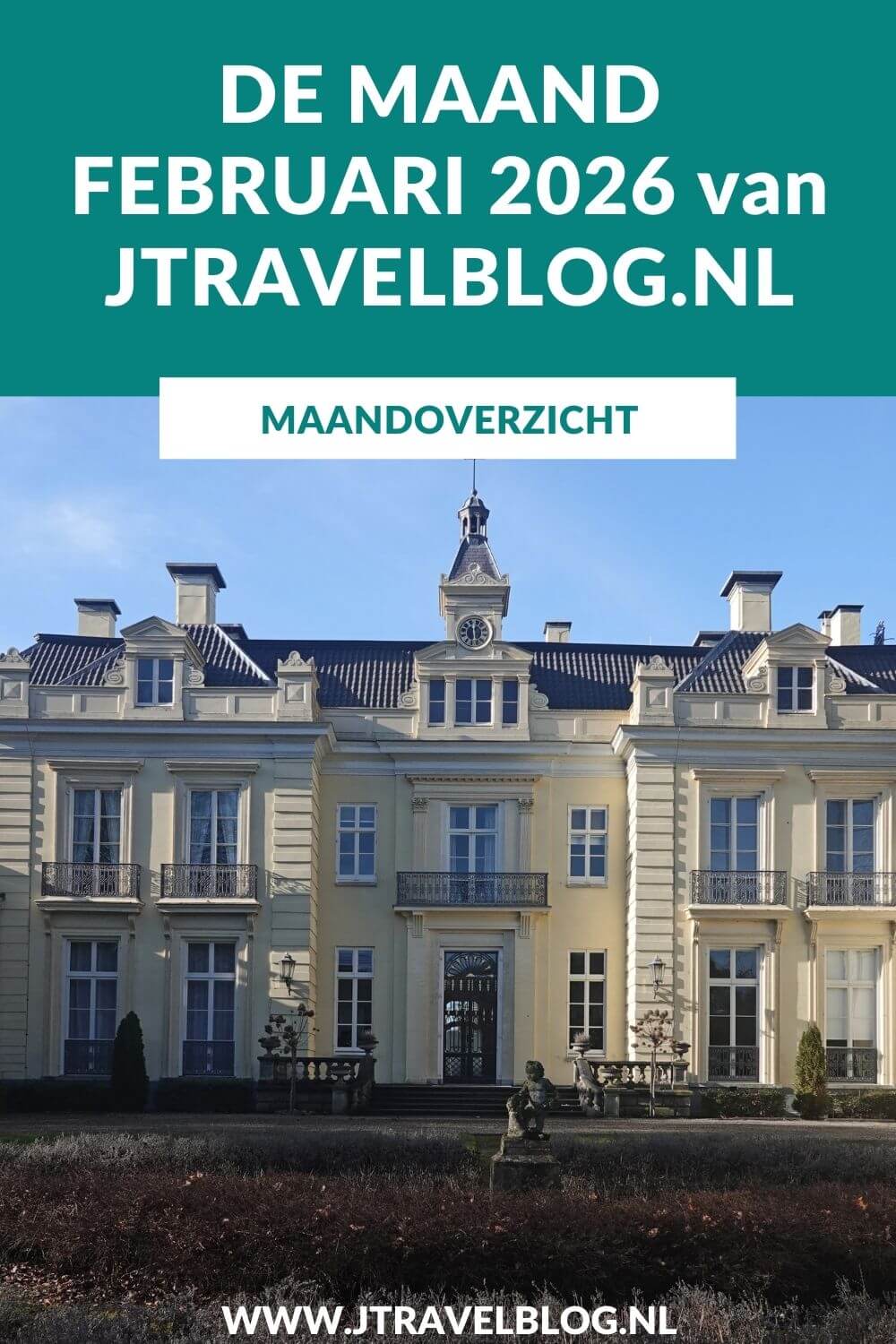 In februari 2026 liep ik de Hartekamproute in Heemstede en liep ik de eerste etappe van het Utrechtpad. Een groot deel van februari verbleef ik in Groningen. Meer hier over lees je in dit maandoverzicht. #maandoverzicht #februari2026 #hartekamproute #heemstede #utrechtpad #wandelen #jtravel #jtravelblog