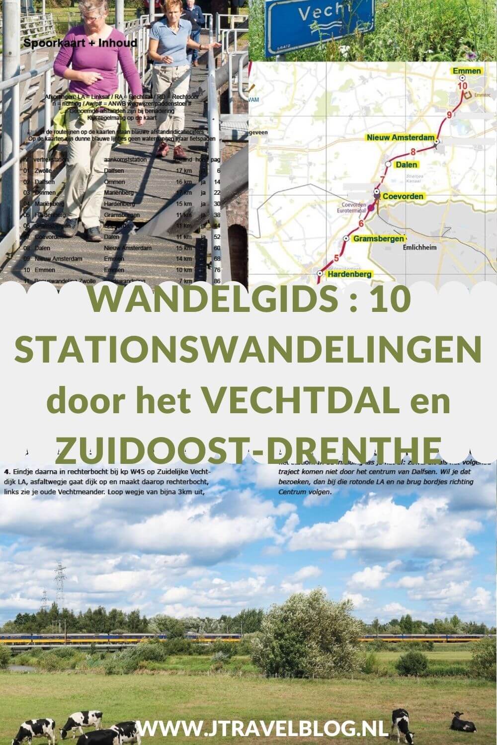 De wandelgids '10 stationswandelingen door het Vechtdal en Zuidoost-Drenthe' is een wandelgids met negen 'lijnwandelingen', een rondwandeling en een (bonus) stadswandeling langs de Overijsselse Vecht en door Zuidoost-Drenthe met een afstand tussen de 7 en 17 kilometer. Wandel je mee? #vechtdal #zuidoostdrenthe #stationswandelingen #wandelen #wandelgids #anoda #jtravel #jtravelblog