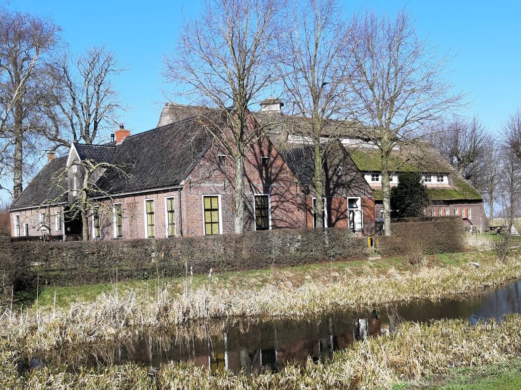 Borg Ewsum in Middelstum tijdens het knopenrondje Middelstum