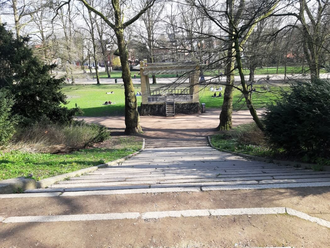 Noorderplantsoen in Groningen tijdens mijn Trage Tocht Groningen