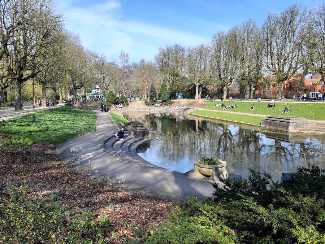 Noorderplantsoen in Groningen tijdens mijn Trage Tocht Groningen