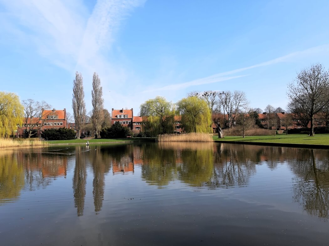 Oosterpark in Groningen tijdens mijn Trage Tocht Groningen