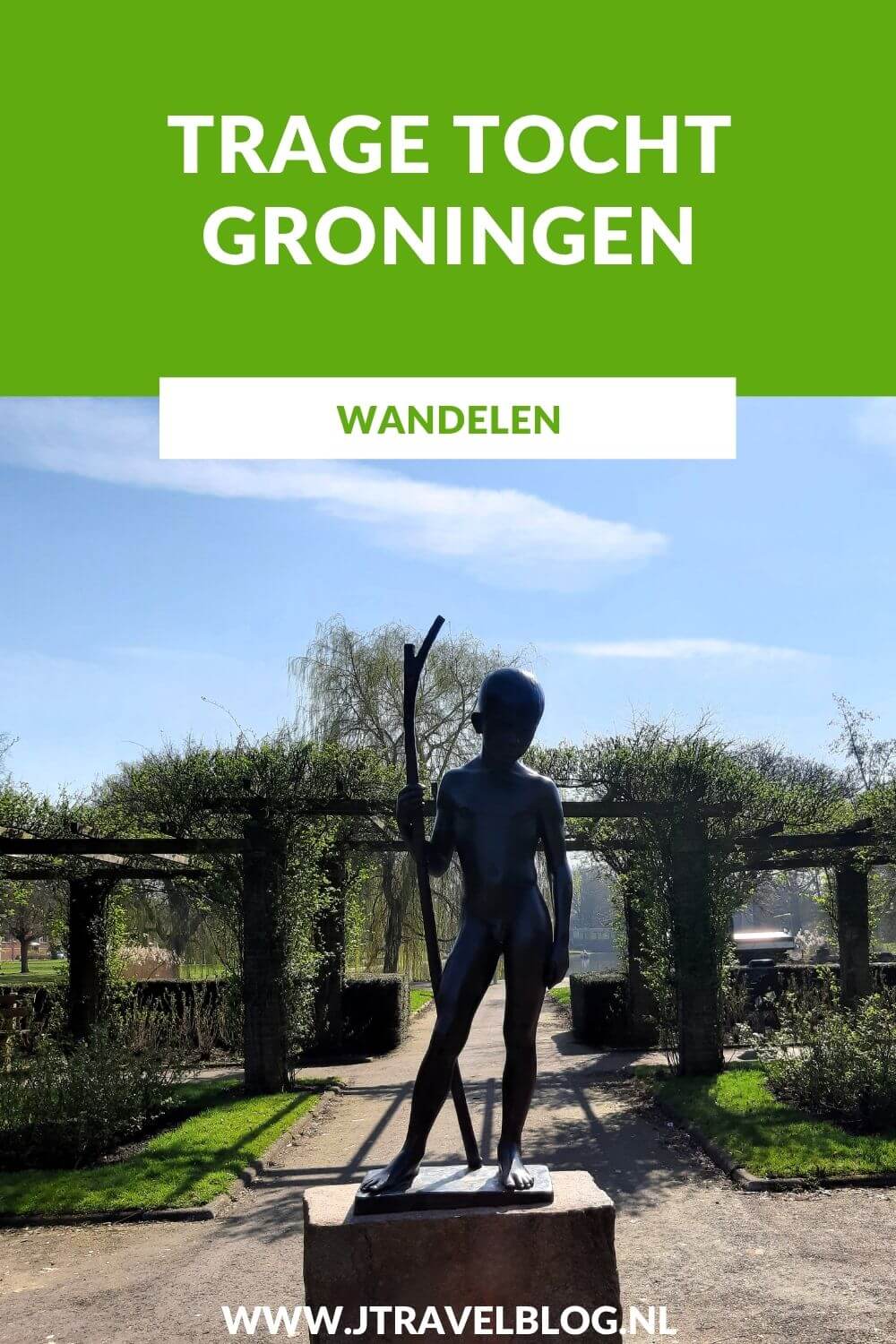 Ik liep de Trage Tocht Groningen: een stadse tocht via het Pioenpark, Oosterpark en Noorderplantsoen. Meer over deze Trage Tocht Groningen lees je hier. #groningen #pioenpark #oosterpark #noordplantsoen #tragetocht #stadsetocht #wandelen #jtravel #jtravelblog
