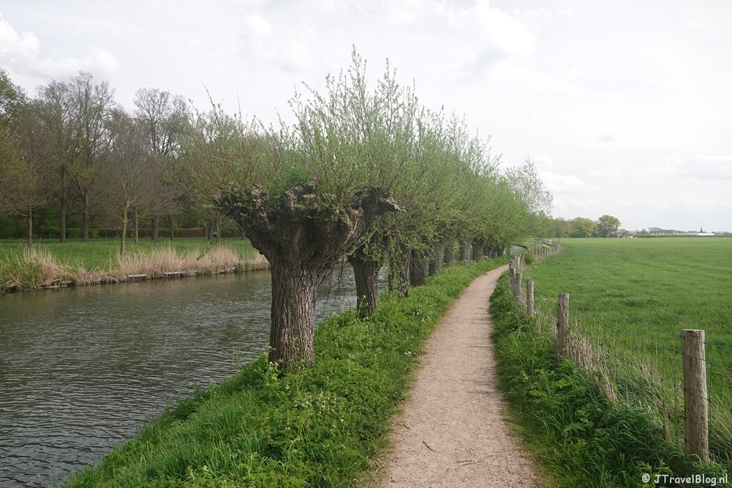 De Kromme Rijn tijdens etappe 2 van het Utrechtpad van Odijk naar Cothen