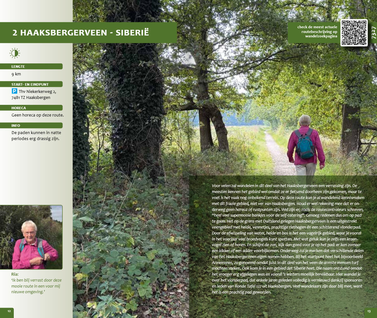 Een wandeling uit de wandelgids 'Op pad in Twente' van Uitgeverij Gegarandeerd Onregelmatig