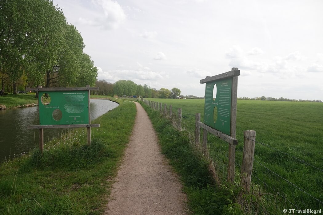 De Kromme Rijn tijdens etappe 2 van het Utrechtpad van Odijk naar Cothen