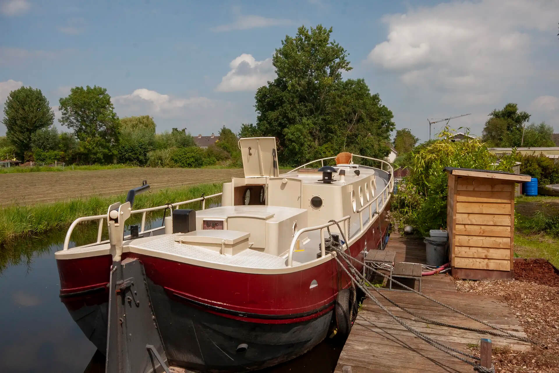 Overnachten op een woonboot : Woonboot in Vinkeveen