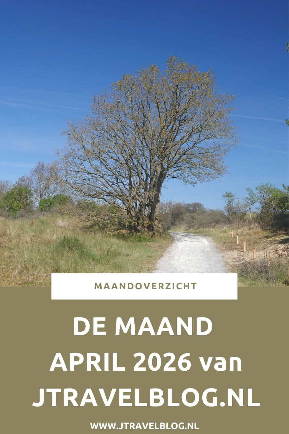 Ik verbleef de eerste 10 dagen van april 2026 in Groningen. Ik liep twee etappes van het Utrechtpad tussen Odijk via Cothen en Wijk bij Duurstede naar Leersum en ik liep de NS-wandeling Meijendel in Den Haag/Wassenaar. Meer hier over lees je in dit maandoverzicht. #maandoverzicht #april2026 #utrechtpad #meijendel #wandelen #jtravelblog #jtravel