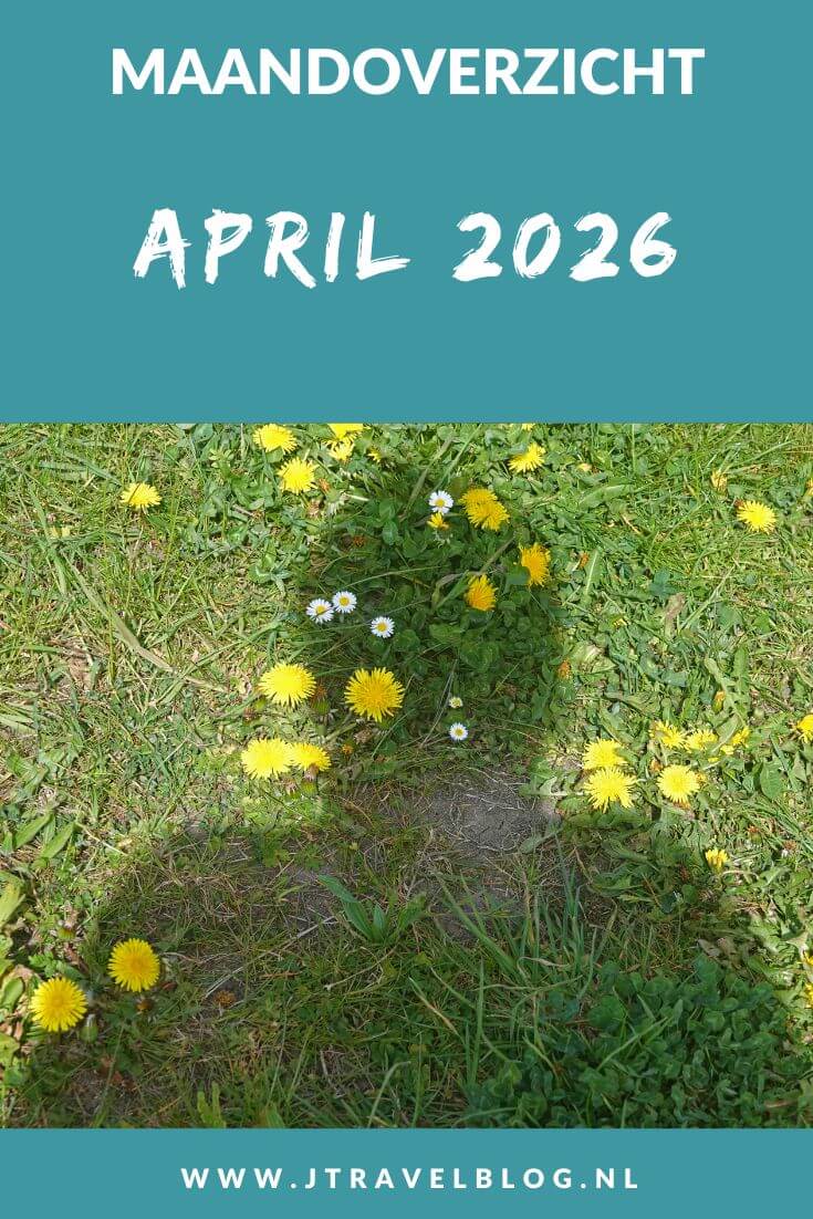 Ik verbleef de eerste 10 dagen van april 2026 in Groningen. Ik liep twee etappes van het Utrechtpad tussen Odijk via Cothen en Wijk bij Duurstede naar Leersum en ik liep de NS-wandeling Meijendel in Den Haag/Wassenaar. Meer hier over lees je in dit maandoverzicht. #maandoverzicht #april2026 #utrechtpad #meijendel #wandelen #jtravelblog #jtravel
