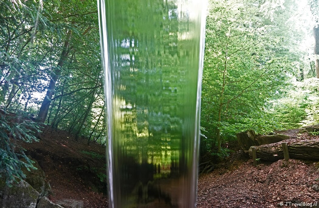 De waterval bij het Grothuisje tijdens het Klompenpad Rosandepad in Oosterbeek