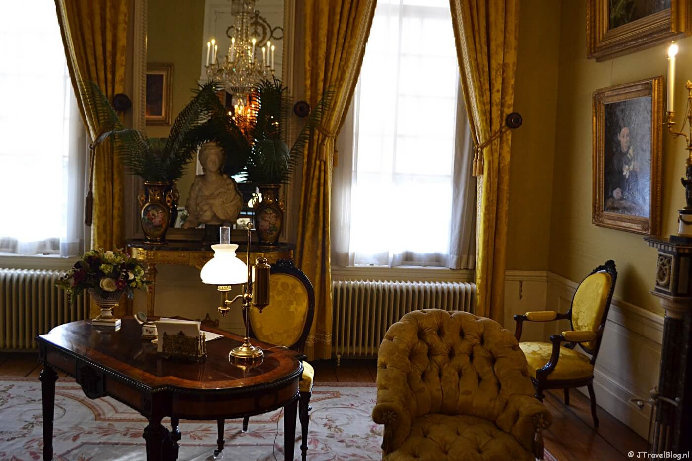 De damessalon in Museum Willet-Holthuysen in Amsterdam