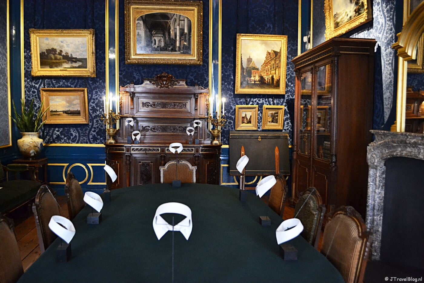 De herenkamer in Museum Willet-Holthuysen in Amsterdam