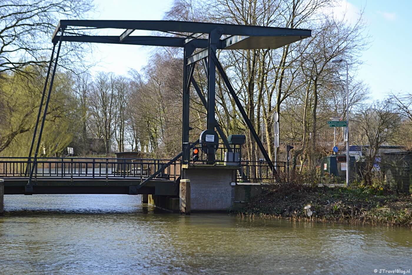 De Amsterdamsepoortbrug in Muiden