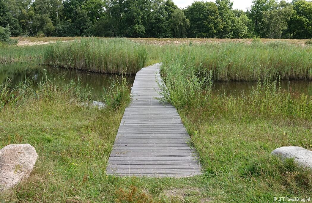 Vlonderpad tijdens de Trage Tocht Bussum