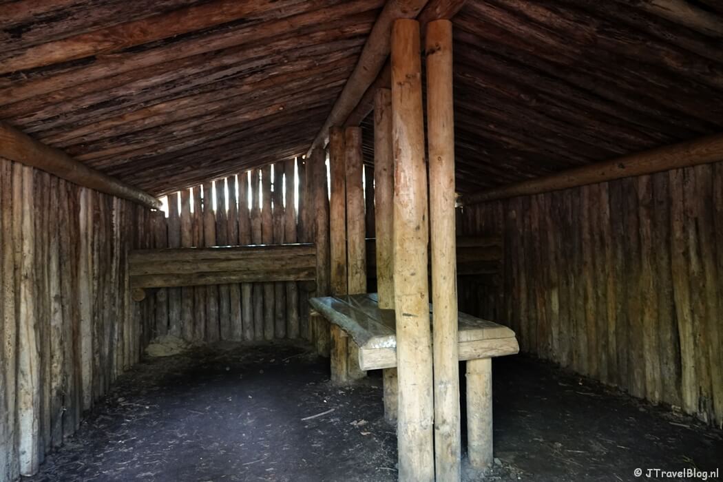 Het Verscholen Dorp tijdens de 14e etappe van het Westerborkpad