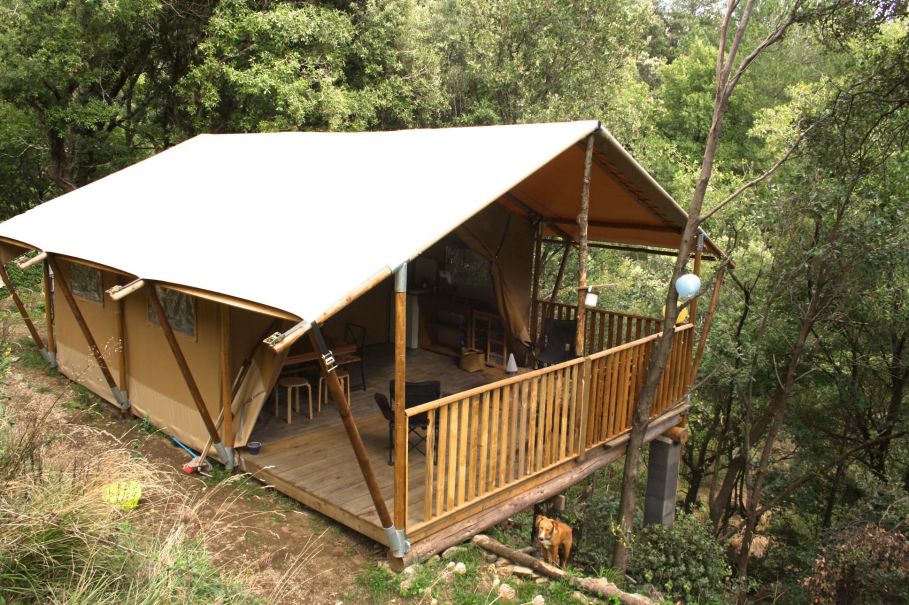 Boomhut in Vialas/Frankrijk via Natuurhuisje.nl