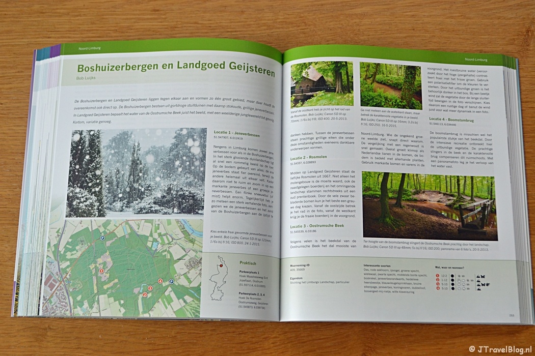 Boshuizerbergen en Landgoed Geijsteren in het boek 'De mooiste fotolocaties van Zuid-Nederland'