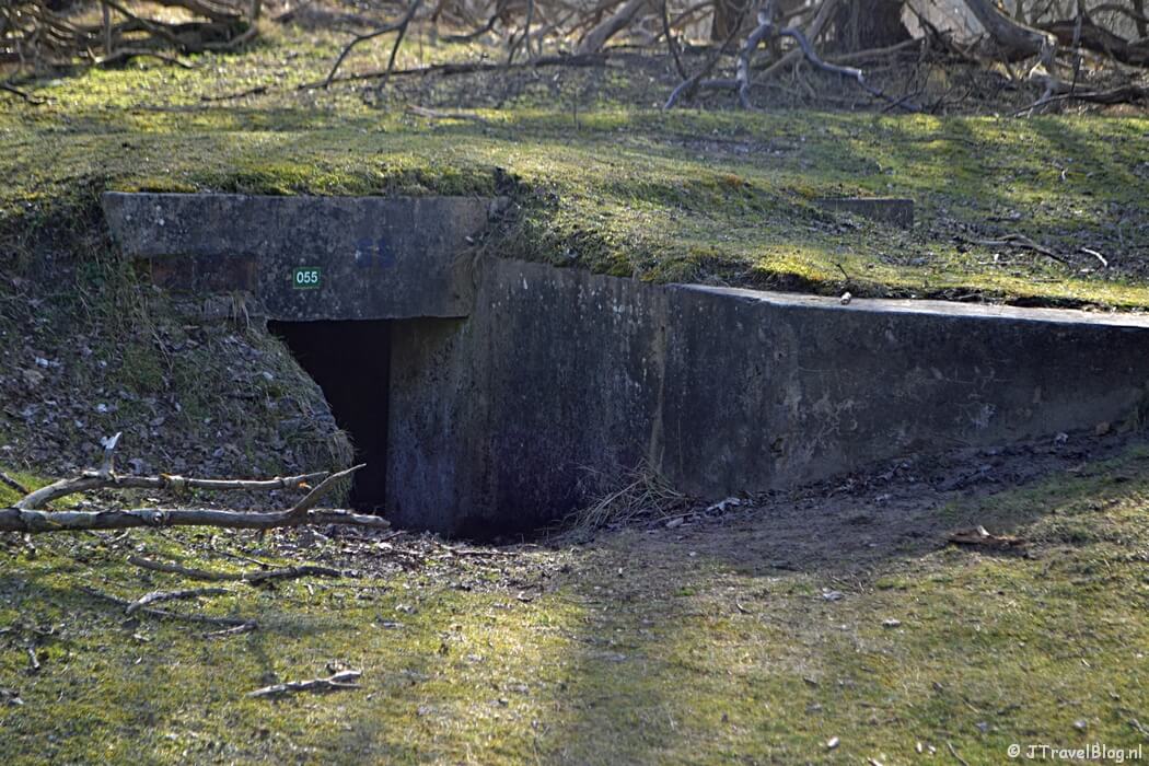 Bunker nr. 55 tijdens de bunkerroute in de Amsterdamse Waterleidingduinen