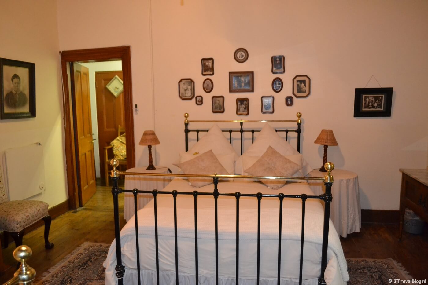 Mijn kamer in Die Dorphuis in Calvinia in Zuid-Afrika