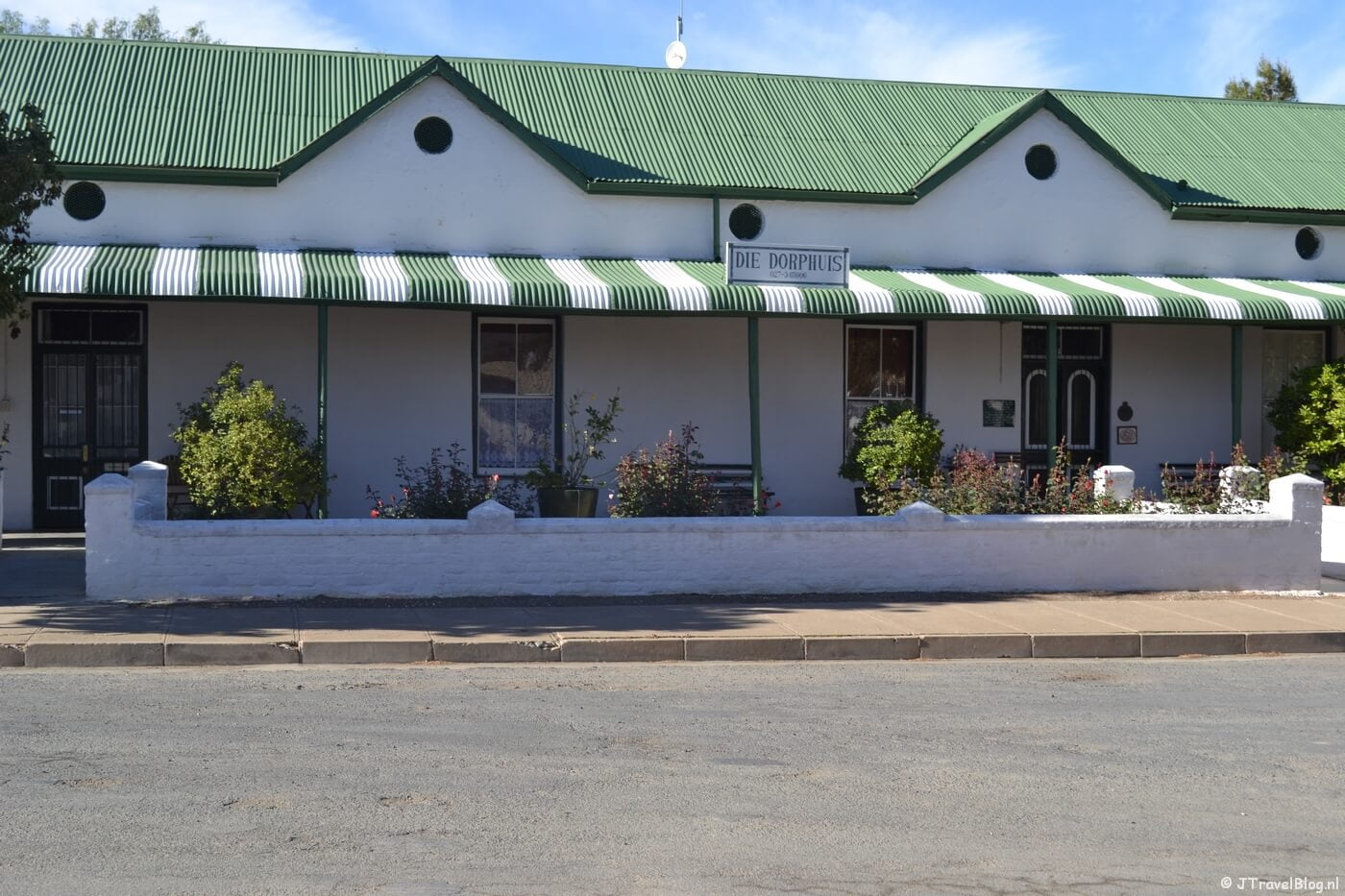 Die Dorphuis in Calvinia in Zuid-Afrika