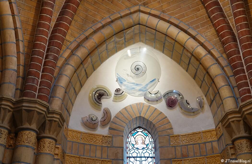 De doopkapel tijdens het 'Mysterie van de Rode Robijn' in de KoepelKathedraal in Haarlem