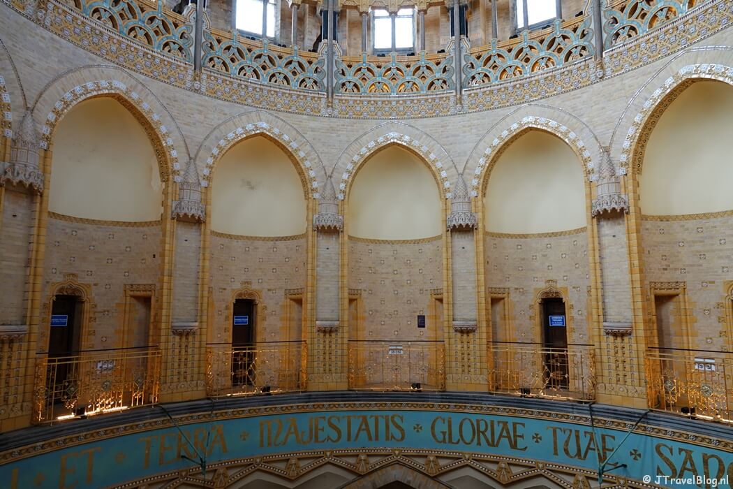 De koepelgalerij tijdens mijn speurtocht in het kader van het 'Mysterie van de Rode Robijn' in de KoepelKathedraal in Haarlem