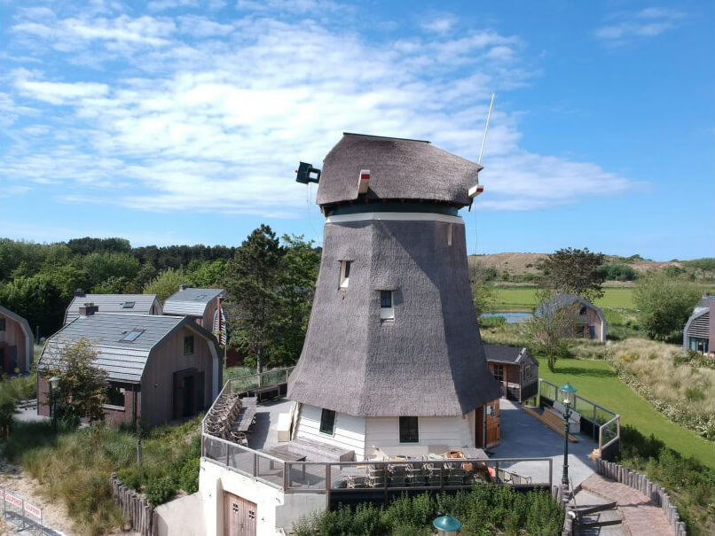 Molen in Egmond aan den Hoef/Noord-Holland via Natuurhuisje.nl