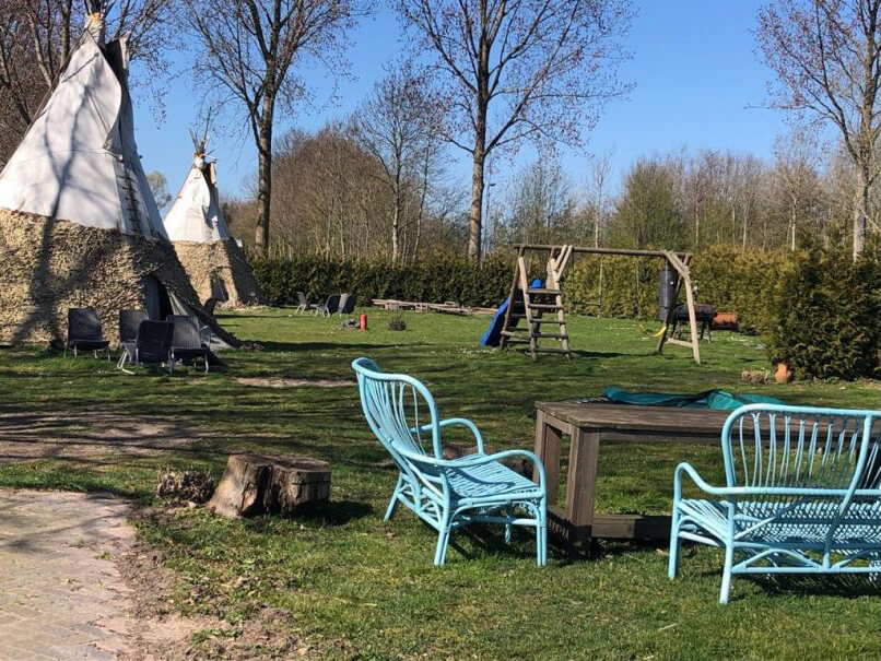 Tipi tent in Zwaanshoek/Noord-Holland via Natuurhuisje.nl