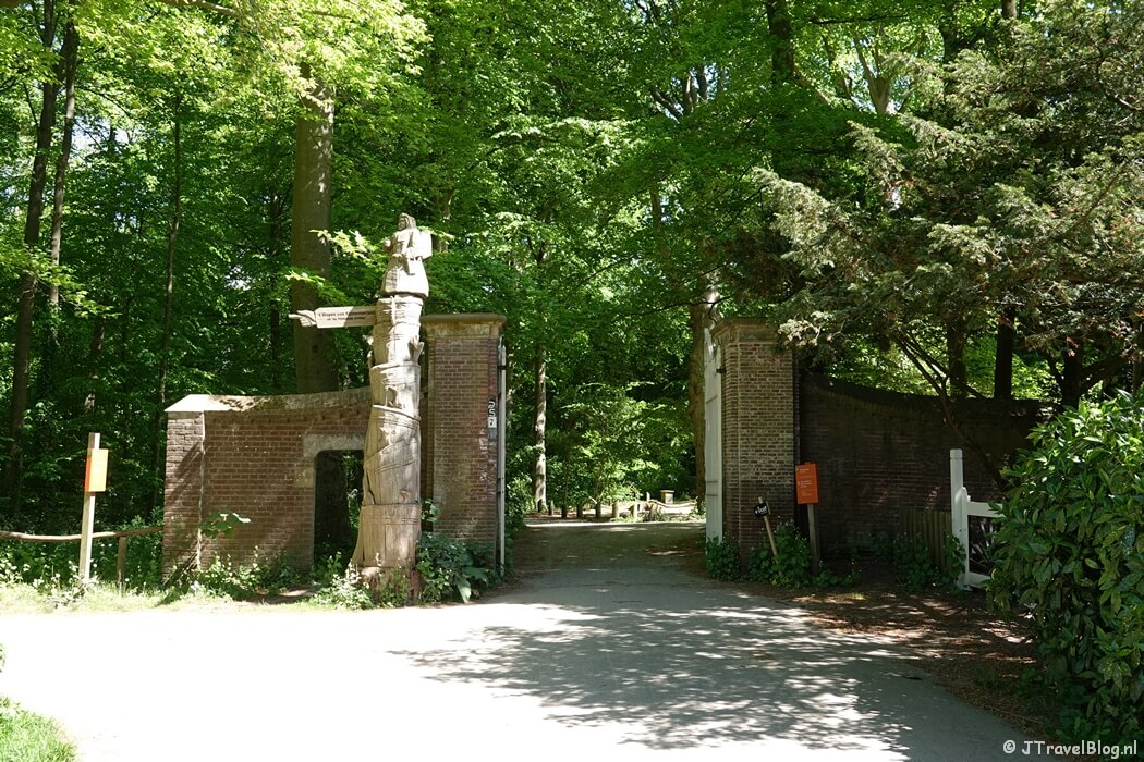 Toegang tot Landgoed Duinvliet tijdens de Trage Tocht Haarlem