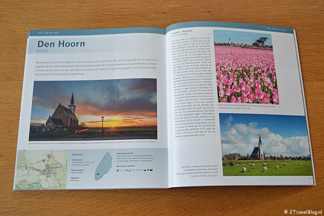 Den Hoorn in het boek 'De mooiste fotolocaties van Texel'