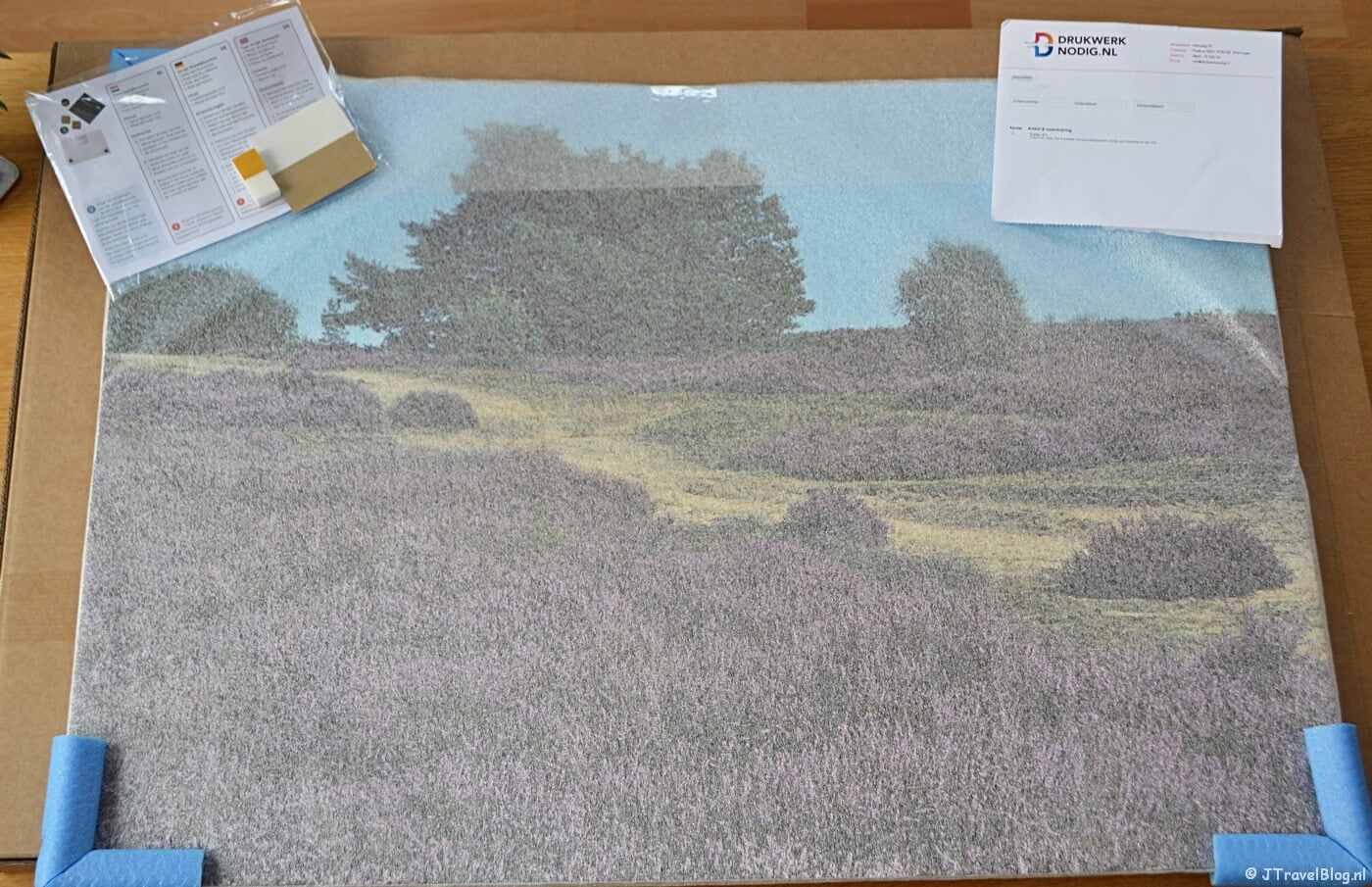 De levering van mijn foto op forex via Drukwerknodig.nl