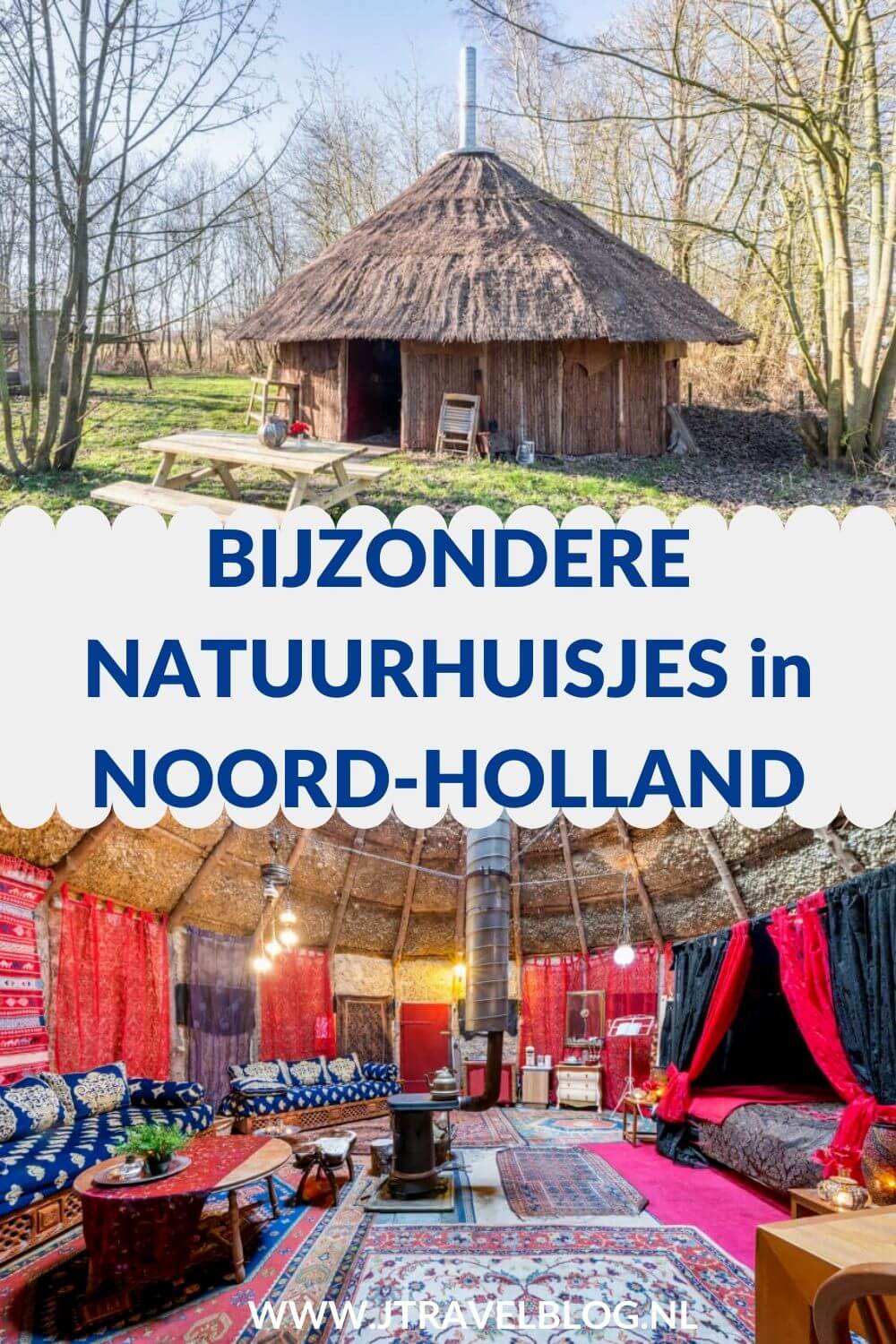 Ik heb een aantal bijzondere natuurhuisjes in de provincie Noord-Holland voor je op een rijtje gezet. Het zijn stuk voor stuk unieke accommodaties, veelal gelegen in de natuur. #natuurhuisjes #noordholland #accommodatie #jtravel #jtravelblog