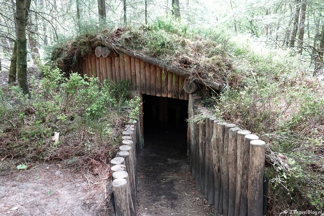 Het Verscholen Dorp tijdens de 14e etappe van het Westerborkpad
