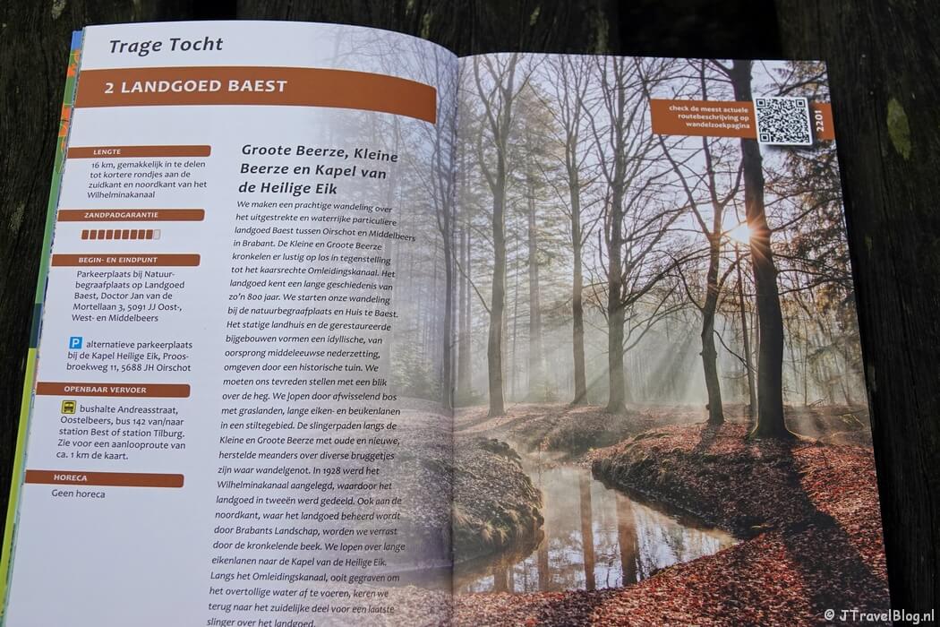 Een voorbeeld van een wandeling uit de wandelgids 'Wandelen in Kempen en Peel' van Uitgeverij Gegarandeerd Onregelmatig