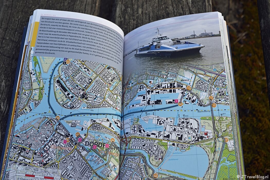 Een voorbeeld van een wandeling in de wandelgids 'Wandelen buiten de binnenstad van Dordrecht' van Uitgeverij Gegarandeerd Onregelmatig