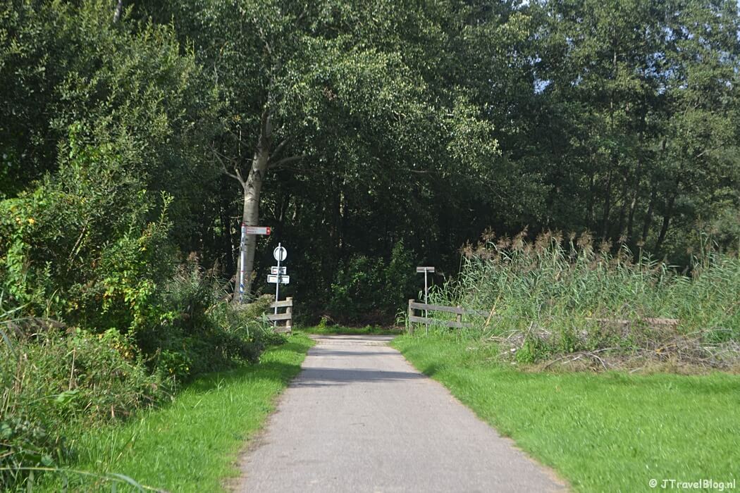 Het Gaaspermolenpad tijdens de 2e etappe van het Westerborkpad