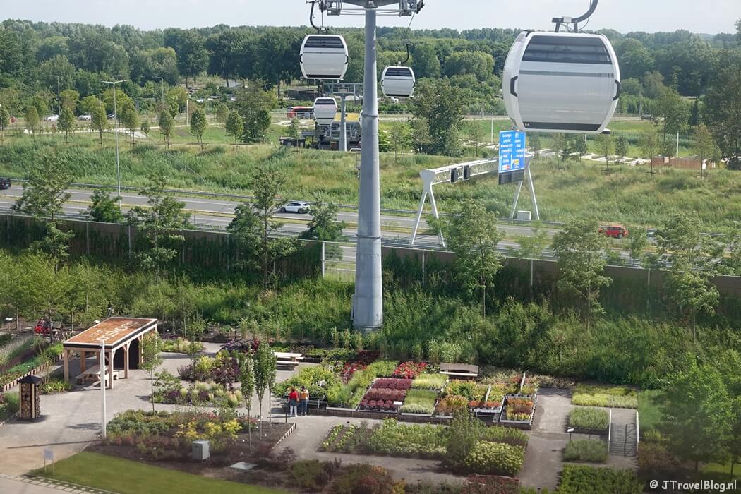 Kabelbaan op de Floriade Expo 2022 in Almere