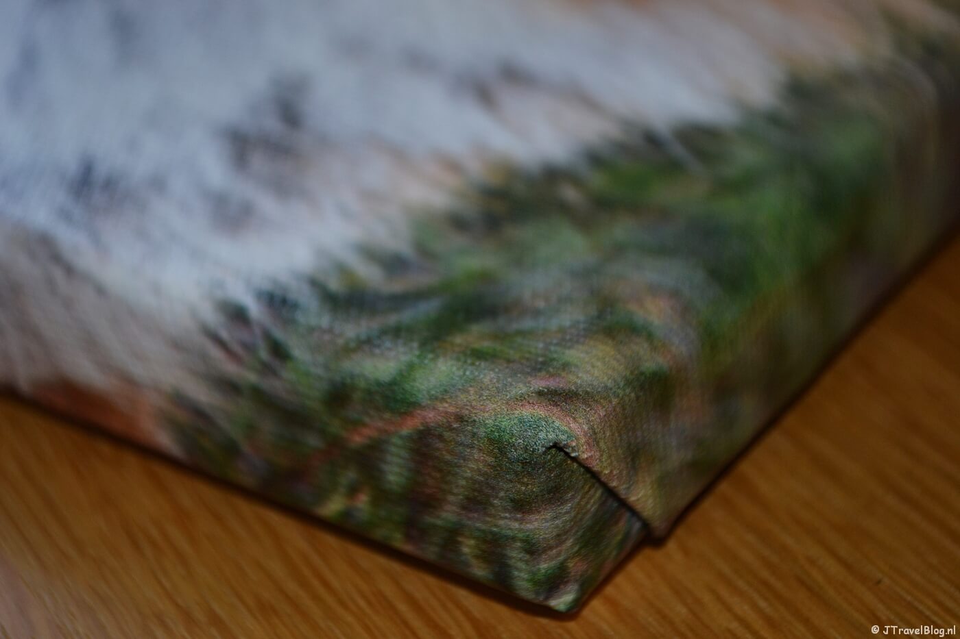 De afwerking van mijn foto op canvas van Fotofabriek.nl