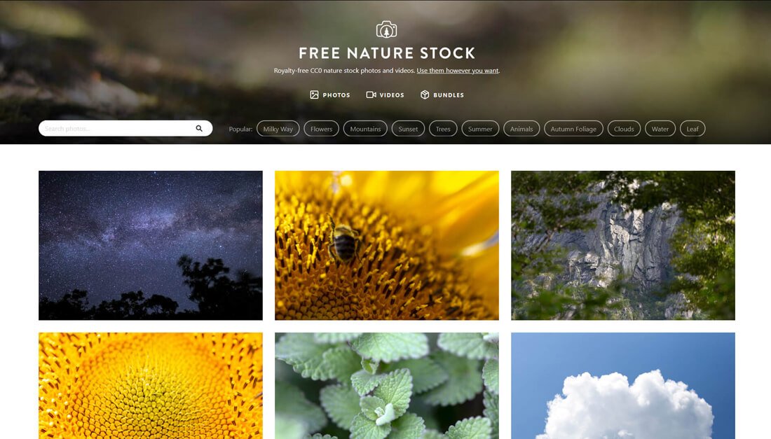 Free Nature Stock: een website met gratis afbeeldingen