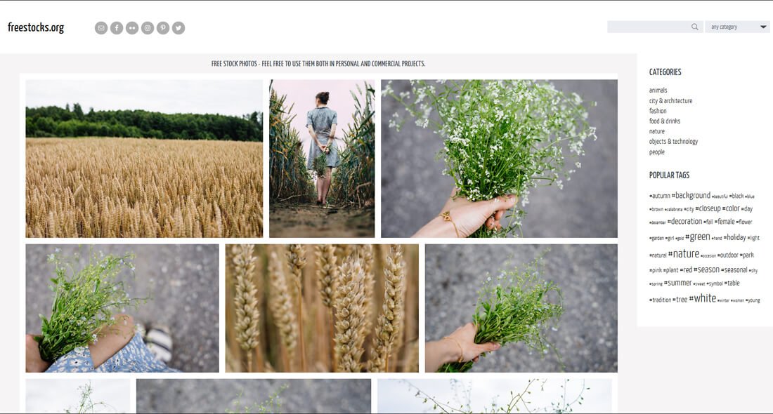 Freestocks: een website met gratis afbeeldingen