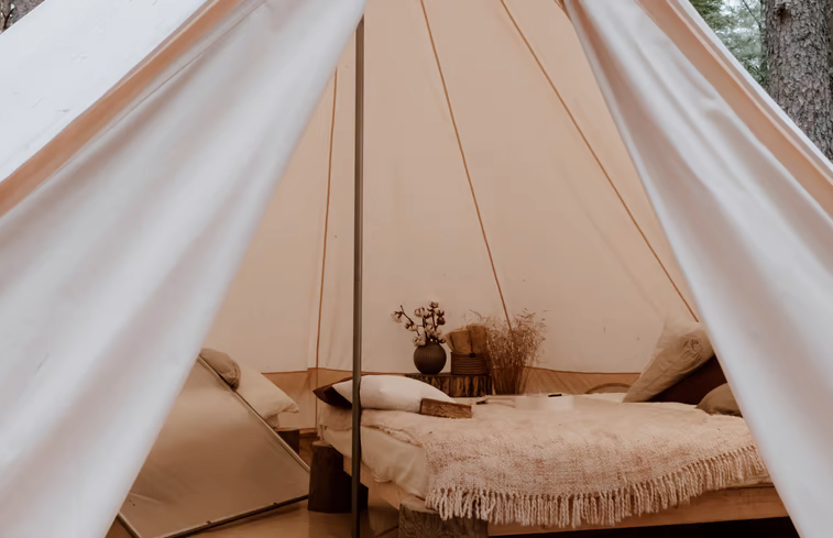 Glamping in Nes/Ameland via Natuurhuisje.nl