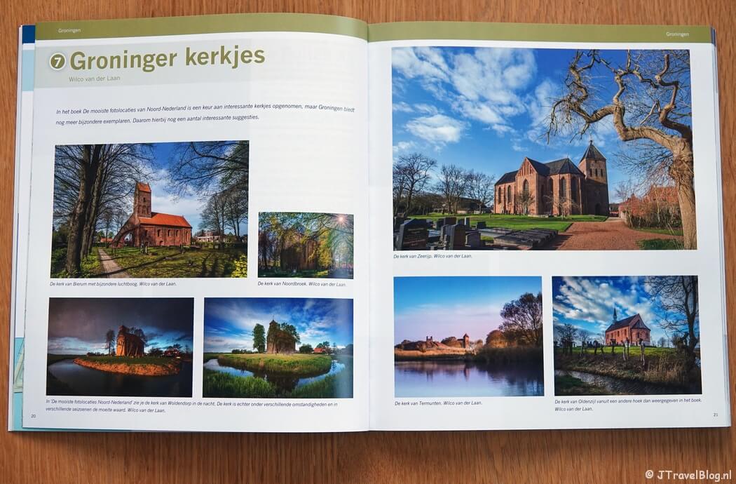 Groninger kerkjes in het boek 'De mooiste fotolocaties van Nederland - Aanvulling deel 1'
