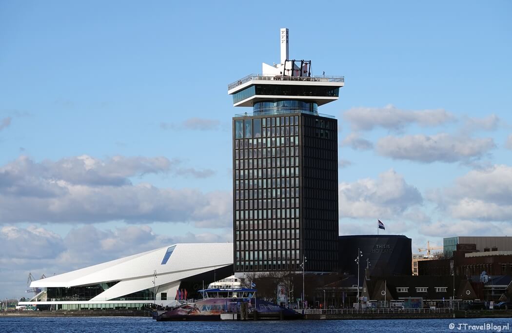 Het IJ tijdens mijn onderwijshistorische wandeling in Amsterdam