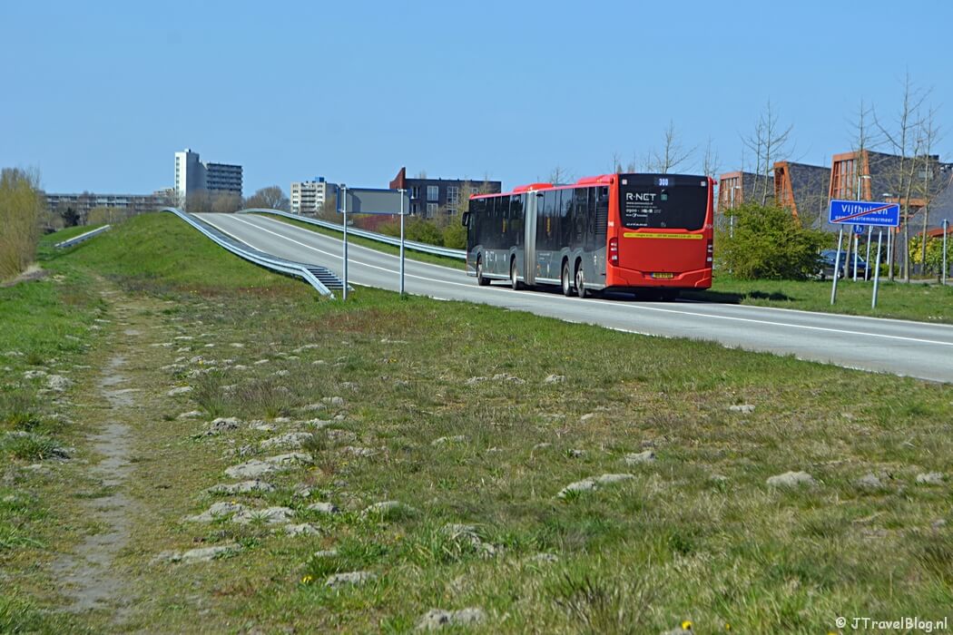 Het begin- en eindpunt van de Trage Tocht Vijfhuizen