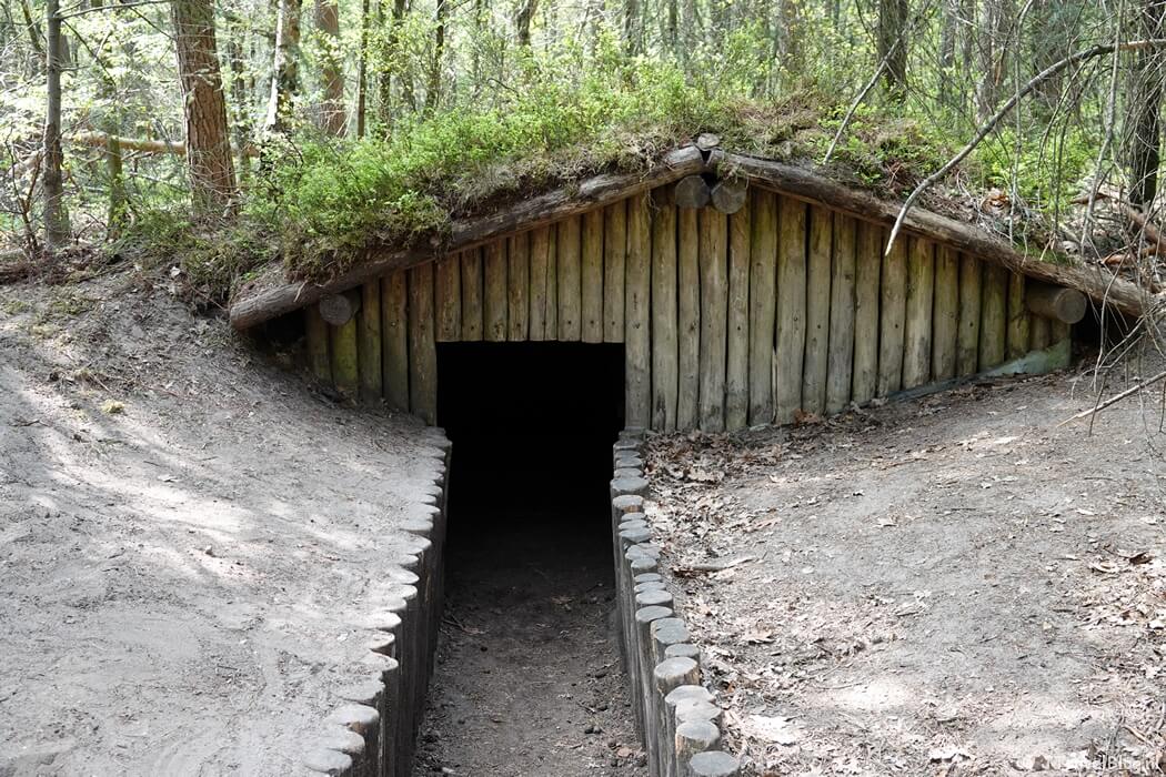 Het Verscholen Dorp tijdens de 14e etappe van het Westerborkpad