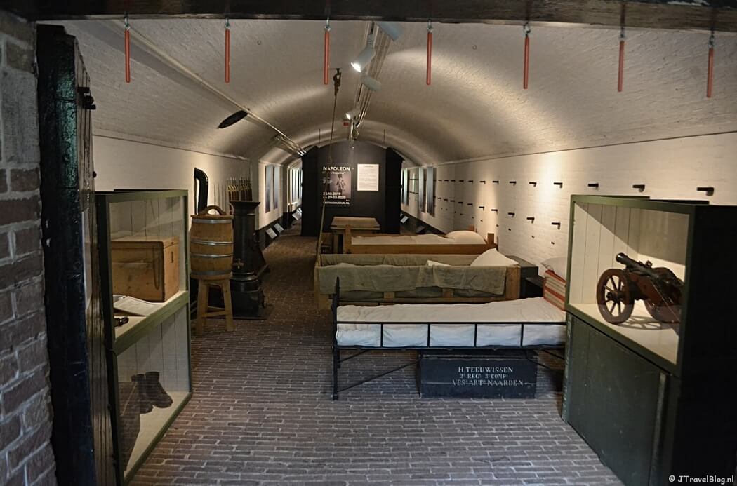 In kazemat IJ in het Nederlands Vestingmuseum in Naarden