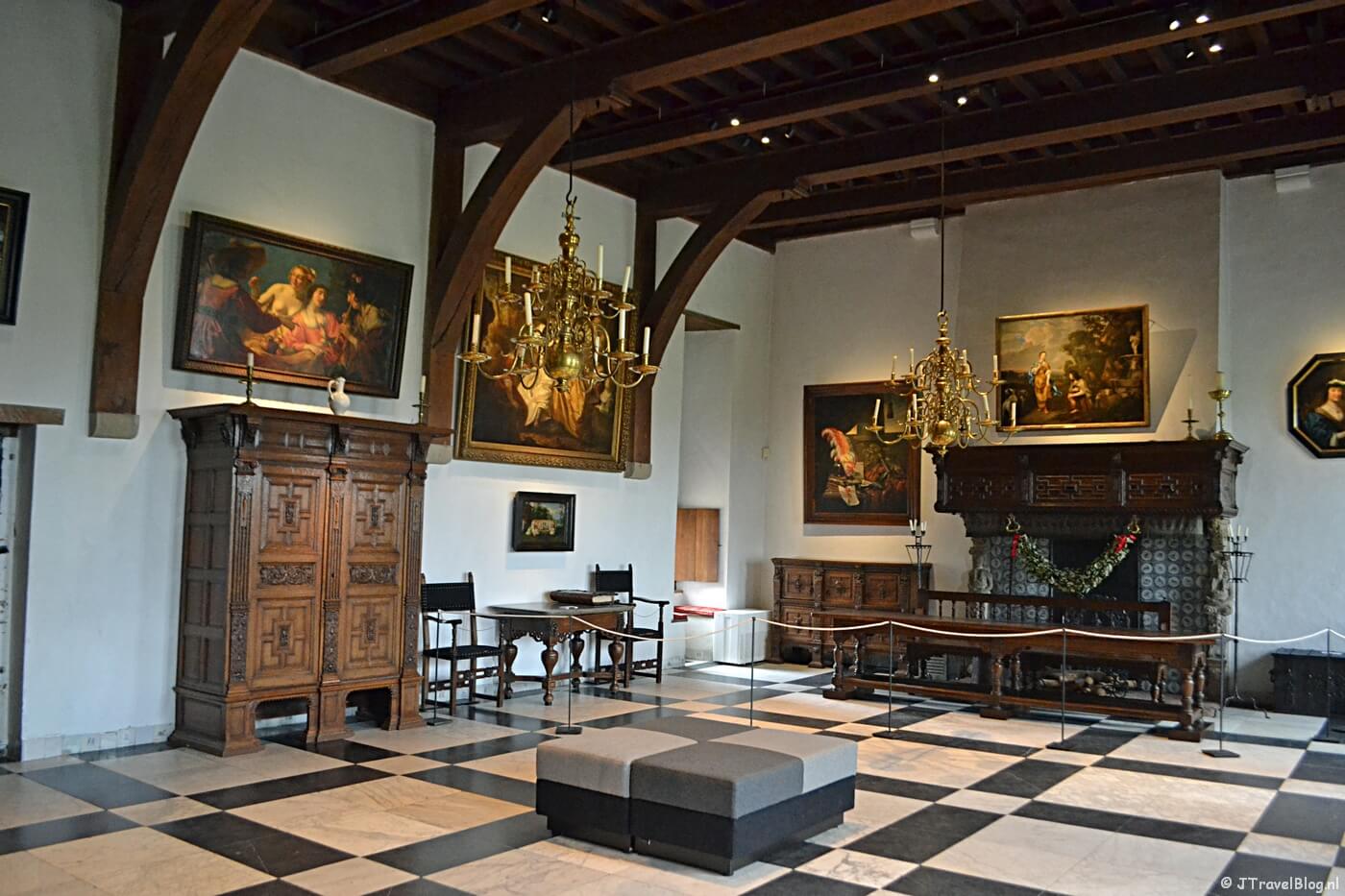 In het Muiderslot in Muiden