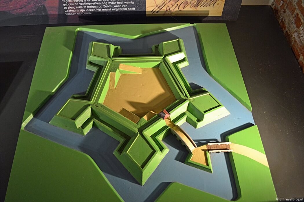 In kazemat A in het Nederlands Vestingmuseum in Naarden