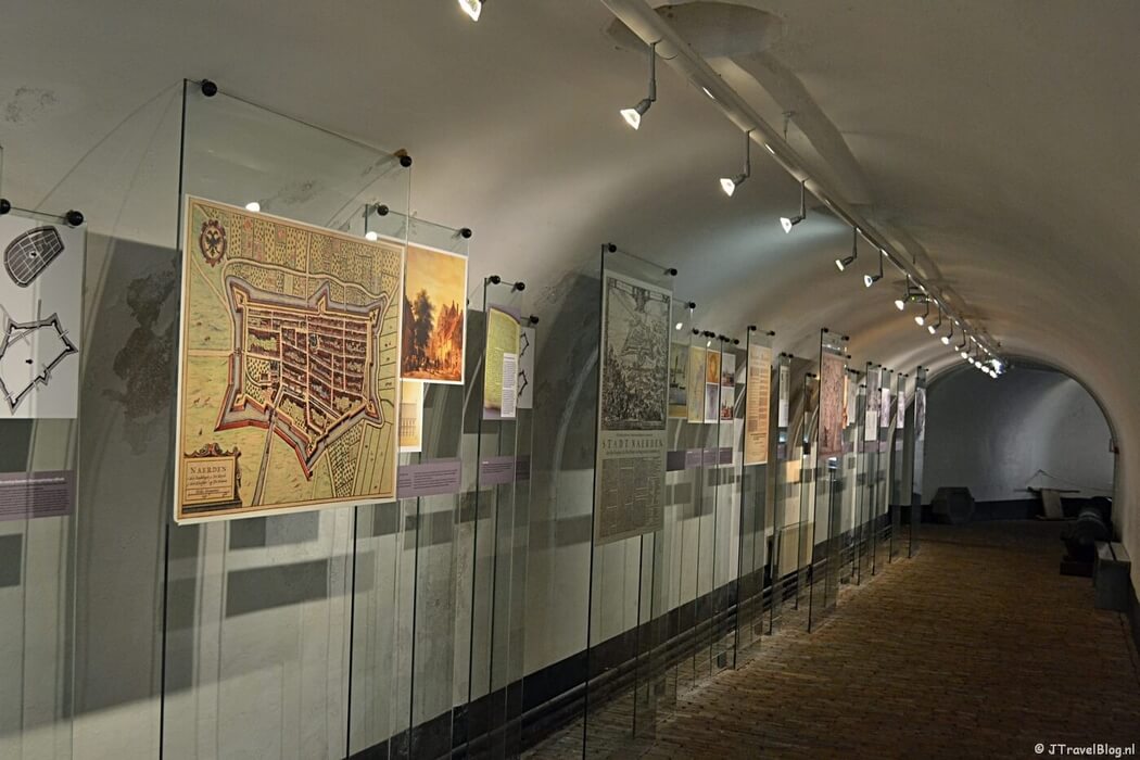 In kazemat Z in het Nederlands Vestingmuseum in Naarden