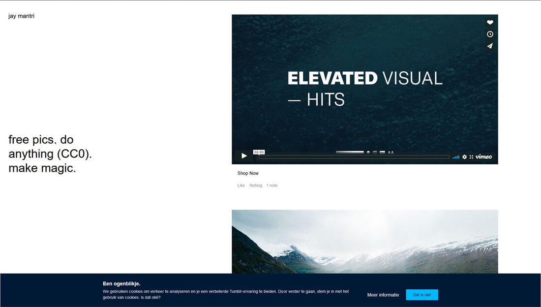 Jay Mantri: een website met gratis afbeeldingen
